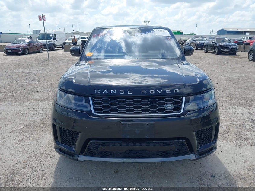 2019 Land Rover Range Rover Sport Hse VIN: SALWR2RV6KA832345 Lot: 44833282