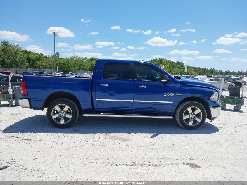 2016 Ram 1500 5.7 Ram Big Horn blue Lot 111044833381 Vin 3C6RR7LT3GG384056