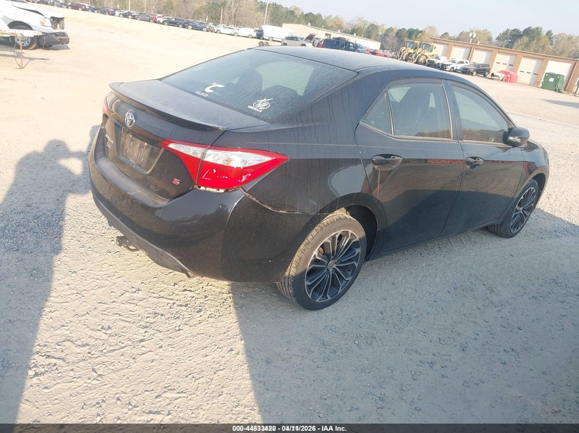 2015 Toyota Corolla 1.8 S Plus black Lot 111044833420 Vin 2T1BURHE7FC479422