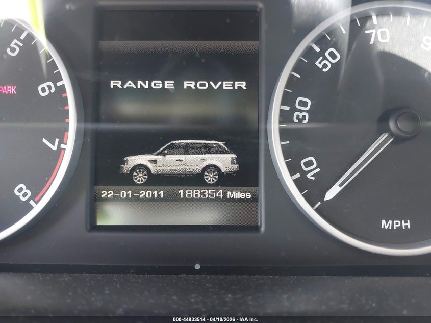 2011 Land Rover Range Rover Sport Hse VIN: SALSF2D48BA288873 Lot: 44833514