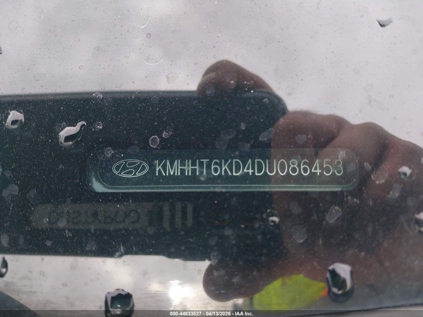 2013 Hyundai Genesis 2.0T Premium VIN: KMHHT6KD4DU086453 Lot: 44833527