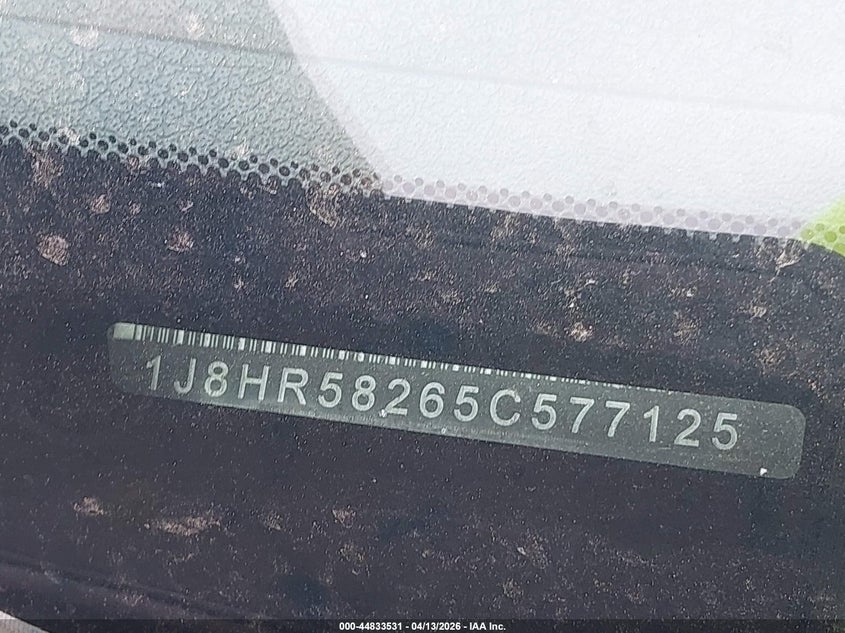 2005 Jeep Grand Cherokee Limited VIN: 1J8HR58265C577125 Lot: 44833531