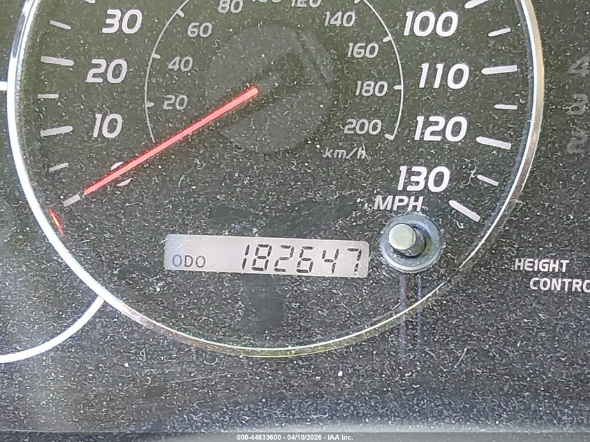 2005 Lexus Gx 470 VIN: JTJBT20X650090400 Lot: 44833600