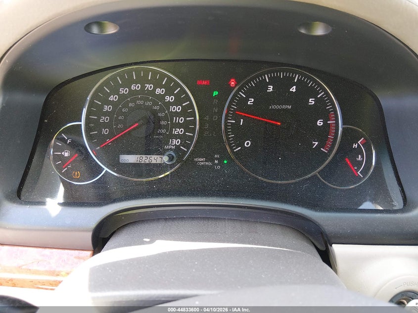 2005 Lexus Gx 470 VIN: JTJBT20X650090400 Lot: 44833600