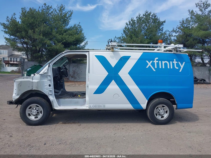 2019 Chevrolet Express 2500 Work Van VIN: 1GCWGAFP8K1281350 Lot: 44833603