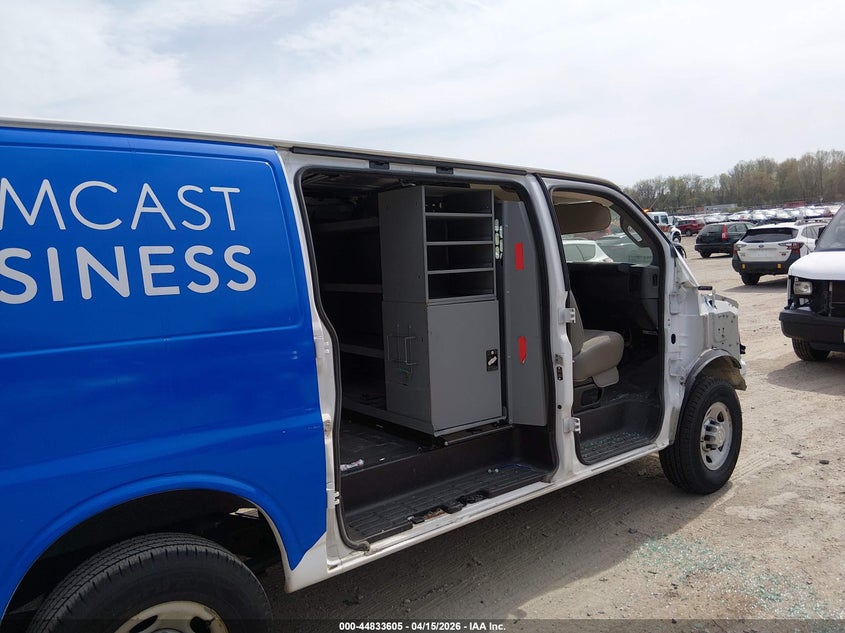 2019 Chevrolet Express 2500 Work Van VIN: 1GCWGAFPXK1332556 Lot: 44833605