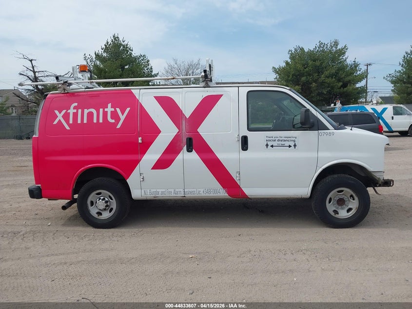 2015 Chevrolet Express 2500 Work Van VIN: 1GCWGFCF9F1153892 Lot: 44833607