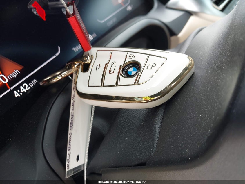 2022 BMW 330I VIN: 3MW5R1J04N8C33115 Lot: 44833616