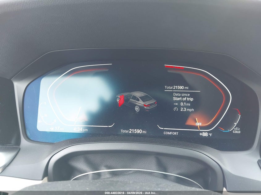 2022 BMW 330I VIN: 3MW5R1J04N8C33115 Lot: 44833616