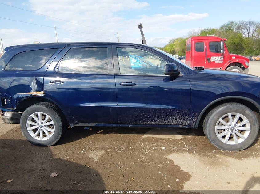 2014 Dodge Durango 3.6 Sxt blue Lot 111044833647 Vin 1C4RDJAG8EC514259