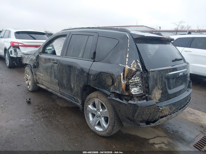 1C4NJCEB4HD141365 2017 Jeep Compass 2.4 Latitude Fwd Black