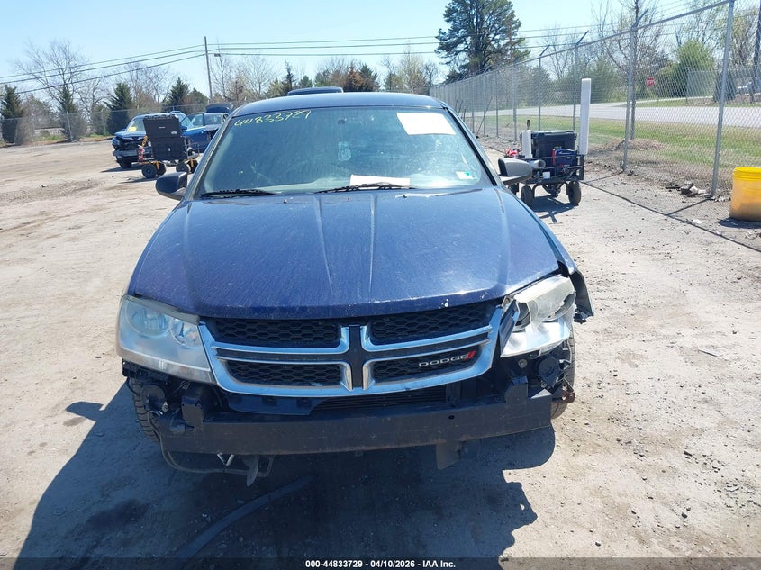 2013 Dodge Avenger Se VIN: 1C3CDZAB9DN636838 Lot: 44833729