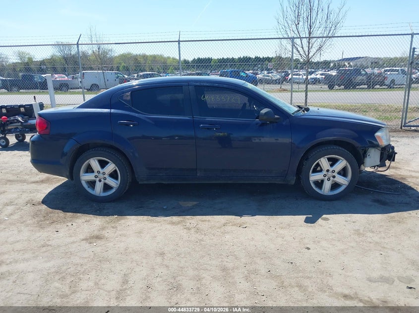 2013 Dodge Avenger Se VIN: 1C3CDZAB9DN636838 Lot: 44833729