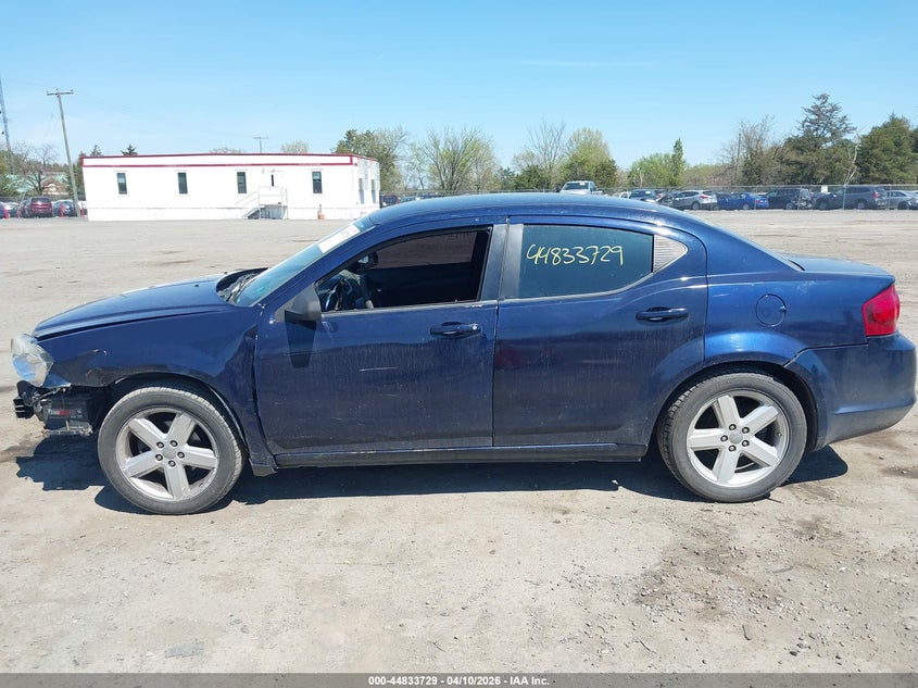 2013 Dodge Avenger Se VIN: 1C3CDZAB9DN636838 Lot: 44833729