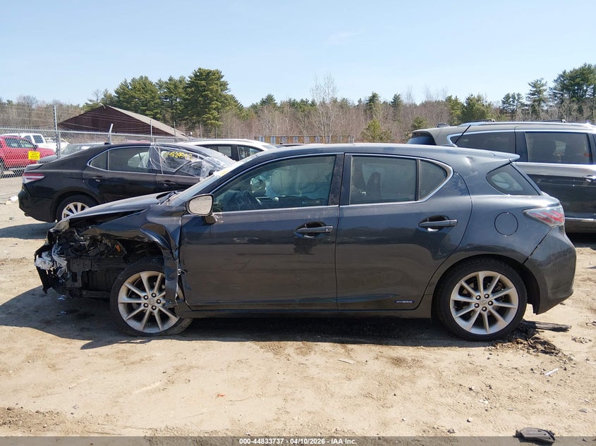 2011 Lexus Ct 200H Premium VIN: JTHKD5BH4B2043632 Lot: 44833737