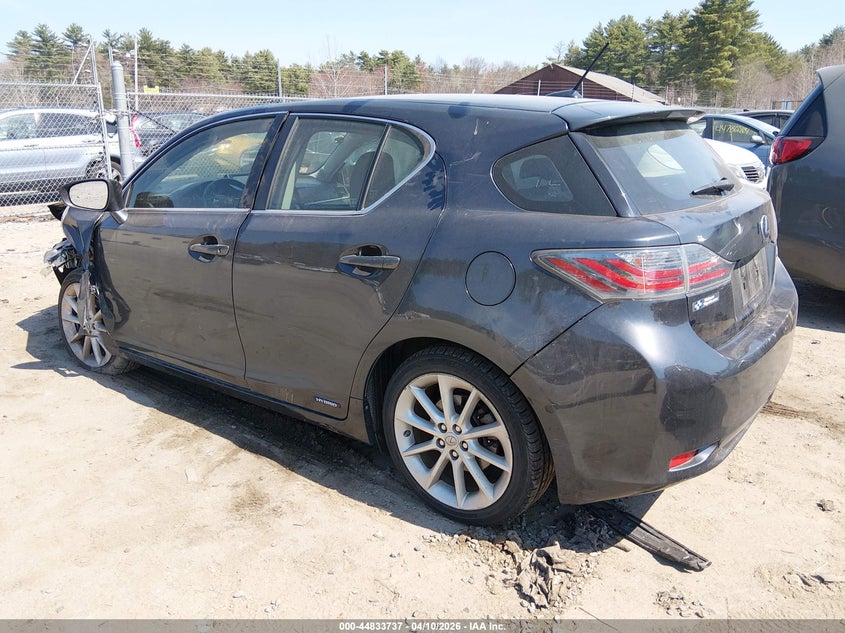 2011 Lexus Ct 200H Premium VIN: JTHKD5BH4B2043632 Lot: 44833737