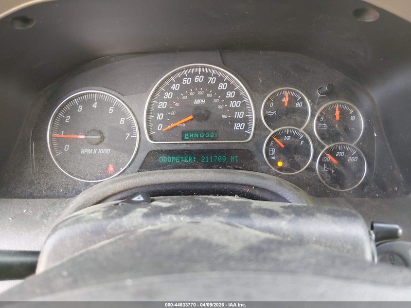 2003 GMC Envoy Xl Slt VIN: 1GKES16S136221997 Lot: 44833770