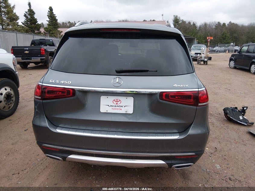 2020 Mercedes-Benz Gls 450 4Matic VIN: 4JGFF5KE1LA143340 Lot: 44833778