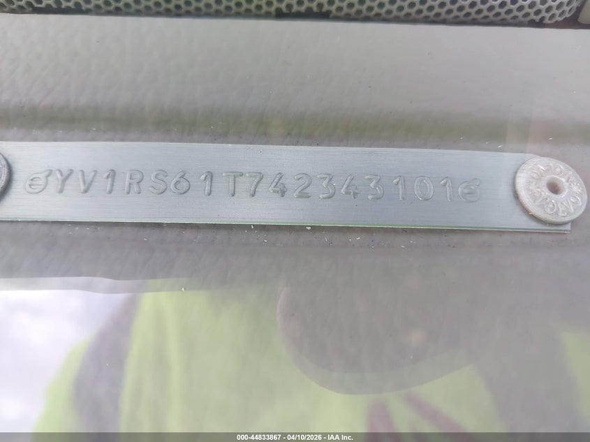 2004 Volvo S60 2.4 VIN: YV1RS61T742343101 Lot: 44833867