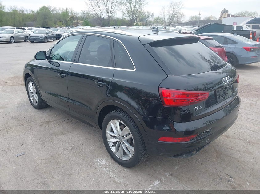 Vin: wa1jccfs5hr009705, lot: 45331198, audi q3 2.0t premium 20173