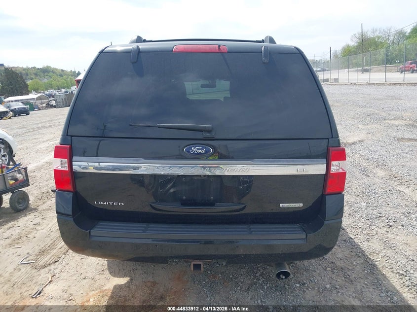 2017 Ford Expedition 3.5 El Limited black Lot 111044833912 Vin 1FMJK2ATXHEA80730