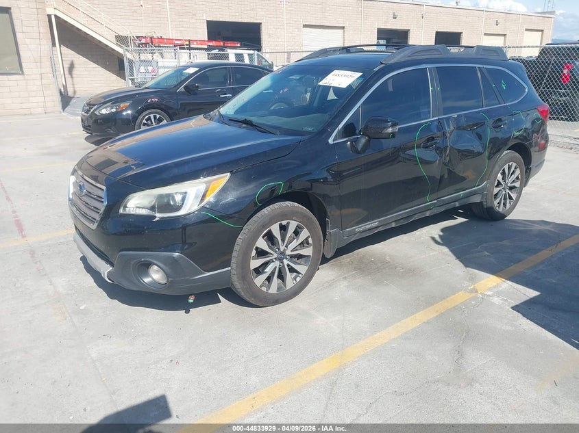 Vin: 4s4bsalcxf3256549, lot: 45331227, subaru outback 2.5i limited 20152