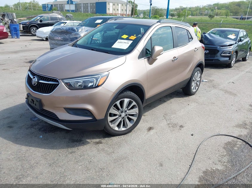 KL4CJESB3KB764528 2019 Buick Encore 1.4 Awd Preferred gold