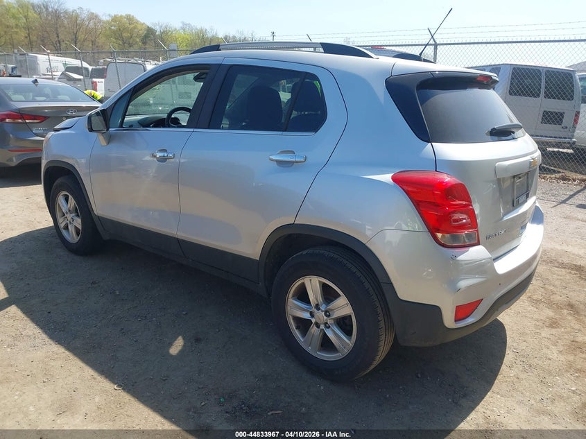 2017 Chevrolet Trax 1.4 Lt silver Lot 111044833967 Vin KL7CJPSB0HB237988