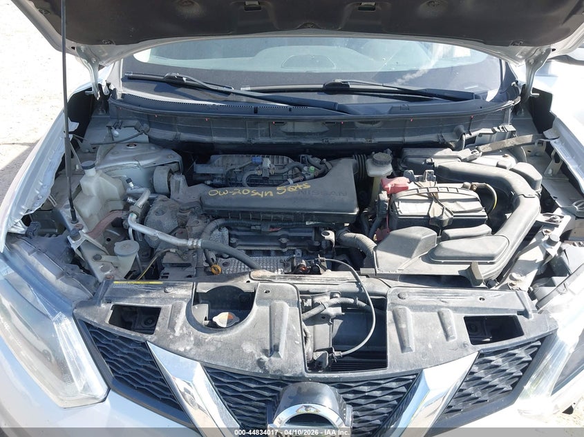 2016 Nissan Rogue 2.5 Sl silver Lot 111044834017 Vin KNMAT2MV2GP685021