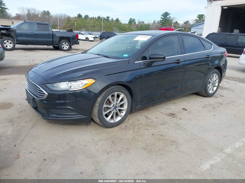 2017 Ford Fusion 2.5 Se black Lot 111044834087 Vin 3FA6P0H79HR345584