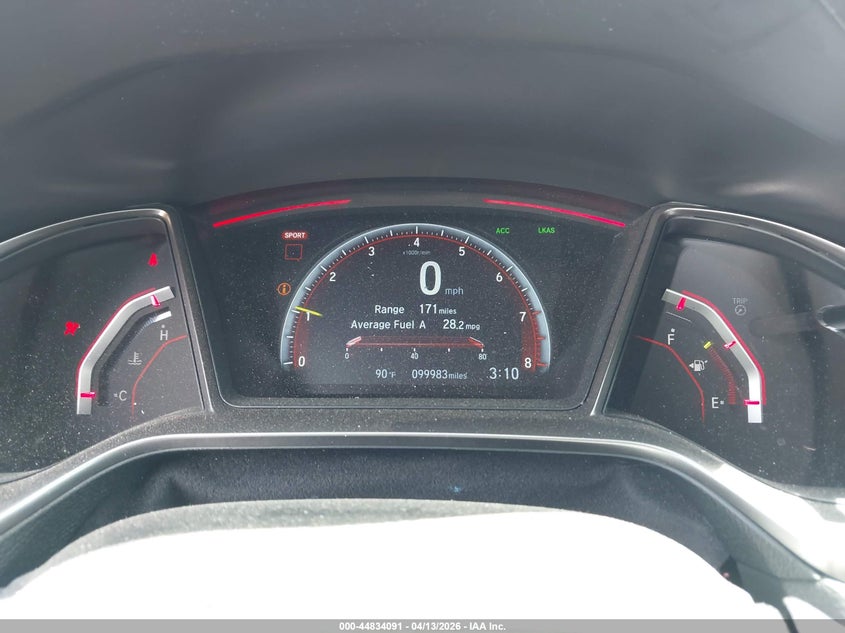 2020 Honda Civic Type R Touring VIN: SHHFK8G71LU201206 Lot: 44834091