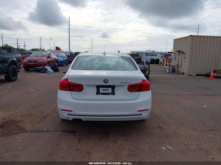 2017 BMW 330E Iperformance VIN: WBA8E1C35HA029125 Lot: 44834106