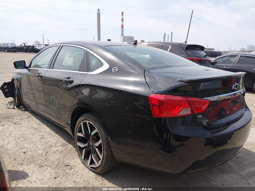 2017 Chevrolet Impala 3.6 1Lt black Lot 111044834133 Vin 2G1105S33H9114254