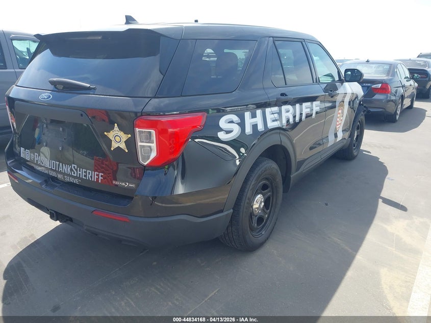 2021 Ford 3.3 Police Interceptor Utility black Lot 111044834168 Vin 1FM5K8AB3MGC31854