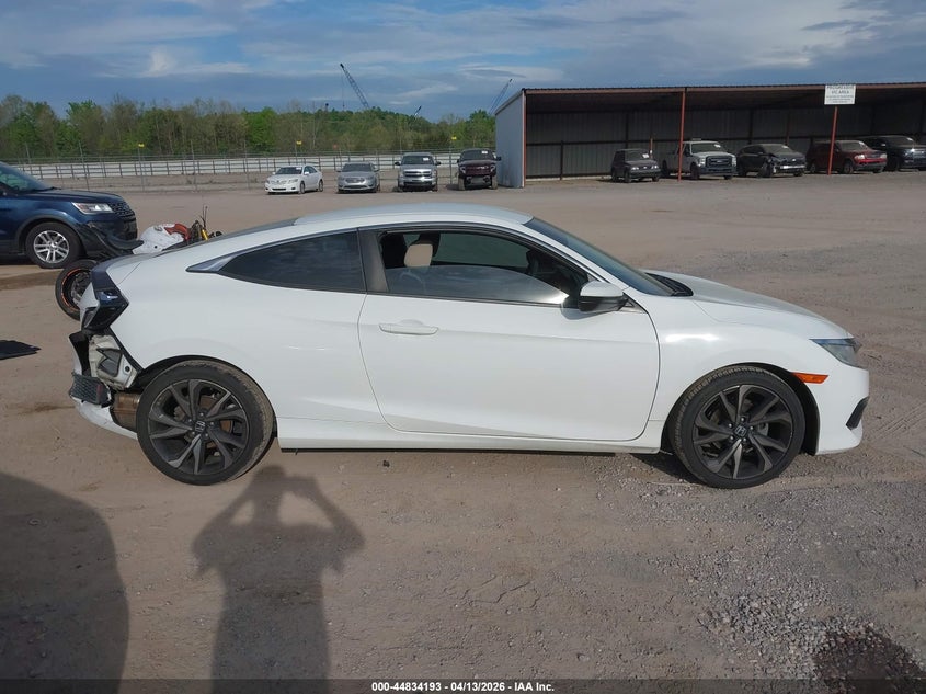 2017 Honda Civic 2.0 Lx White Lot 111044834193 Vin 2HGFC4B57HH310740