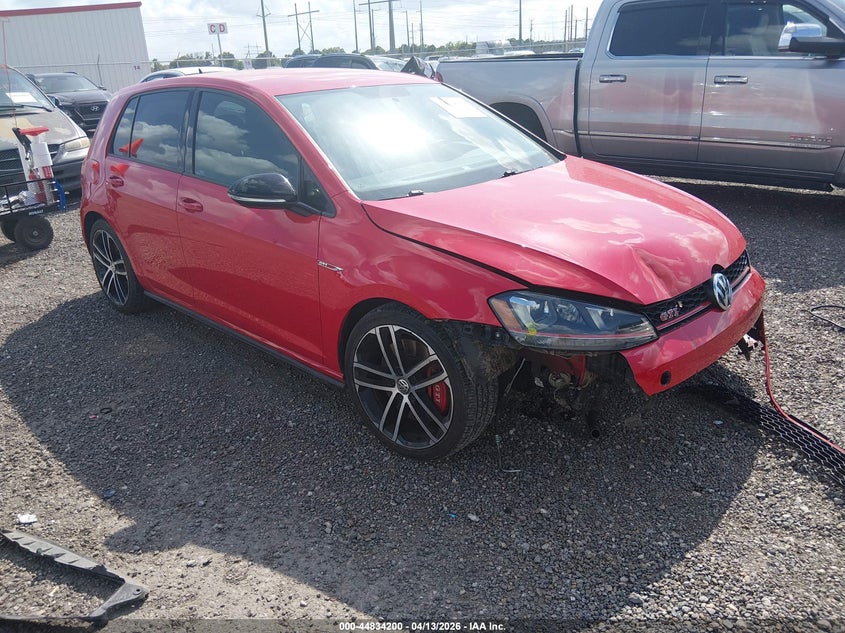 3VW447AU0HM039354 2017 Volkswagen Golf Gti Autobahn 4-Door/S 4-Door/Se 4-Door/Sport 4-Door auction photo 1