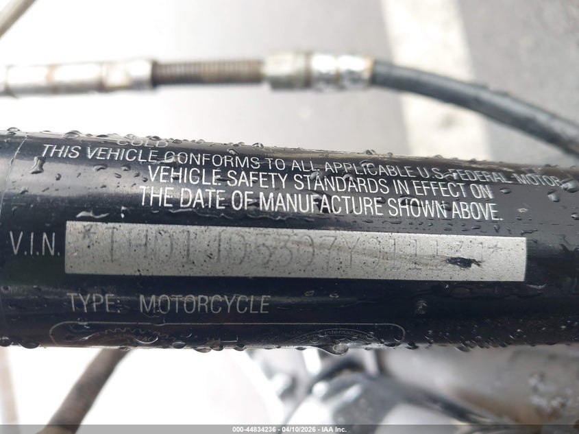 2007 Harley-Davidson Flstn VIN: 1HD1JD5307Y011134 Lot: 44834236