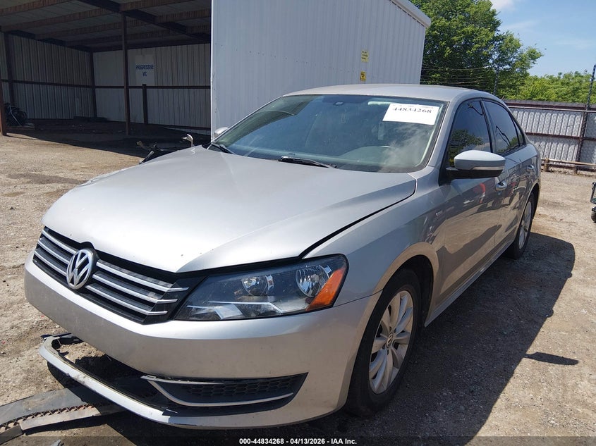 2014 Volkswagen Passat 1.8 1.8T Wolfsburg Edition grey Lot 111044834268 Vin 1VWAS7A36EC105824