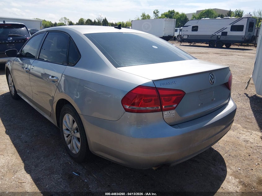 2014 Volkswagen Passat 1.8 1.8T Wolfsburg Edition grey Lot 111044834268 Vin 1VWAS7A36EC105824