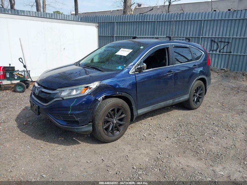 2016 Honda Cr-v 2.4 Cr-V Se blue Lot 111044834322 Vin 5J6RM4H49GL077768