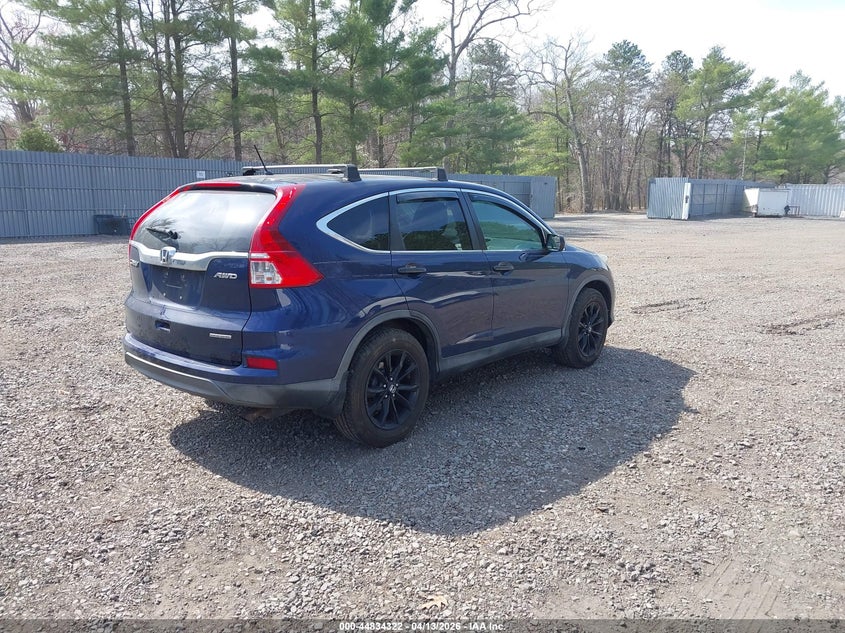 2016 Honda Cr-v 2.4 Cr-V Se blue Lot 111044834322 Vin 5J6RM4H49GL077768