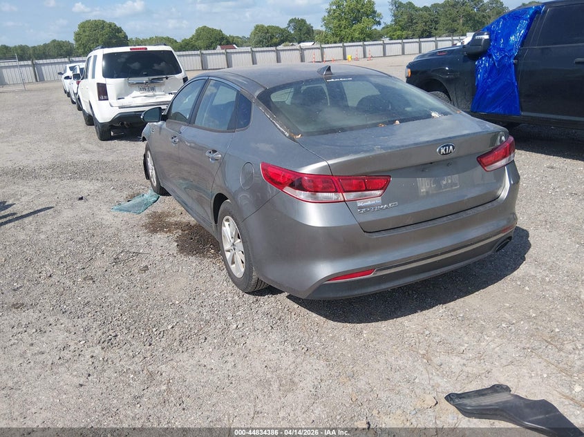 Vin: 5xxgt4l30jg185332, lot: 45331684, kia optima lx 20183