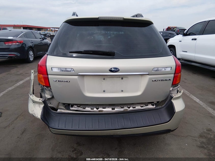 2006 Subaru Outback 2.5I VIN: 4S4BP61C167362365 Lot: 44834389