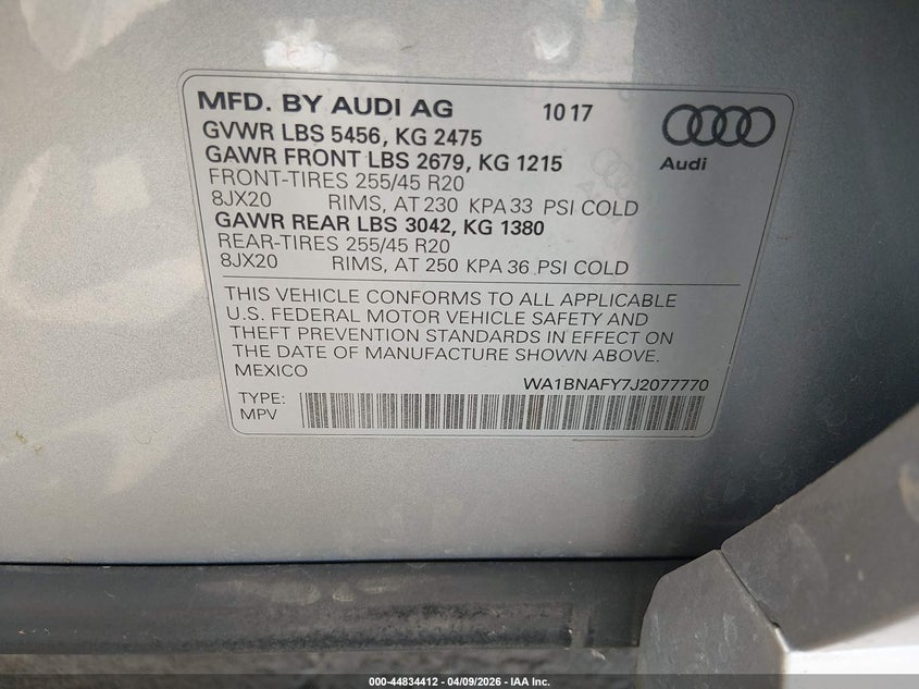 2018 Audi Q5 - widok 9