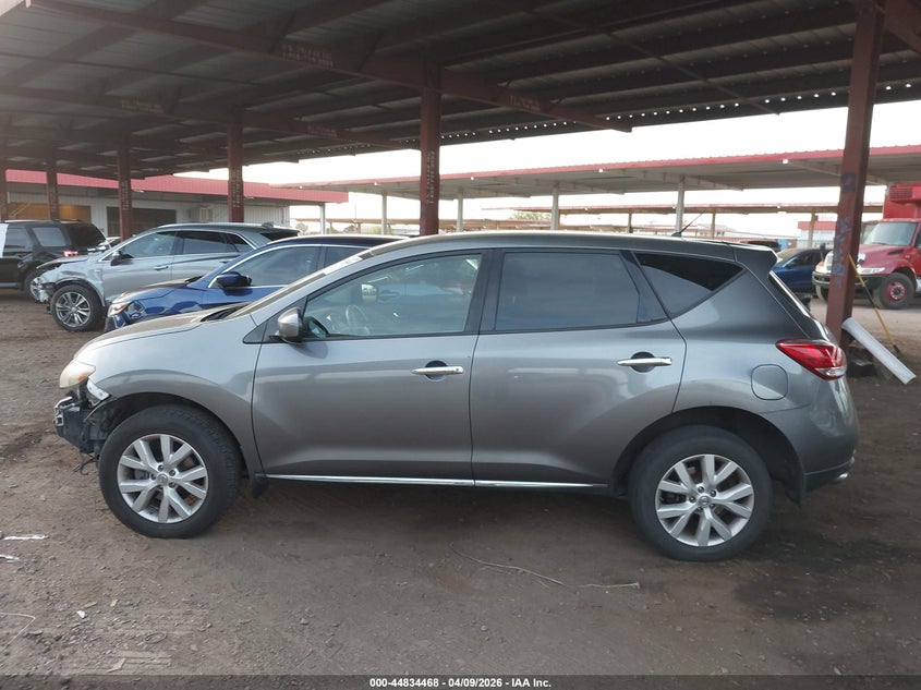2013 Nissan Murano S VIN: JN8AZ1MWXDW318097 Lot: 44834468