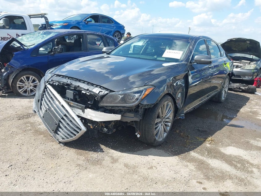 2018 Genesis G80 5.0 Ultimate VIN: KMHGN4JF8JU240316 Lot: 44834492