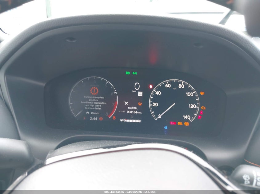 2025 HONDA HR-V 2.0L I-4 DI, DOHC, V(VIN: 3CZRZ1H54SM729826