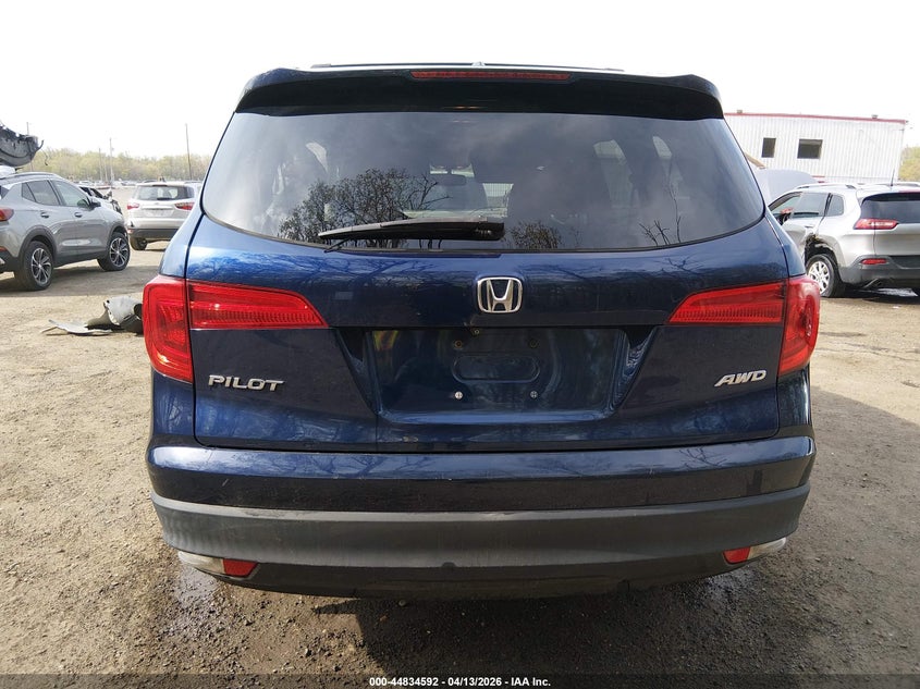 2018 Honda Pilot 3.5 Ex-L black Lot 111044834592 Vin 5FNYF6H59JB033439