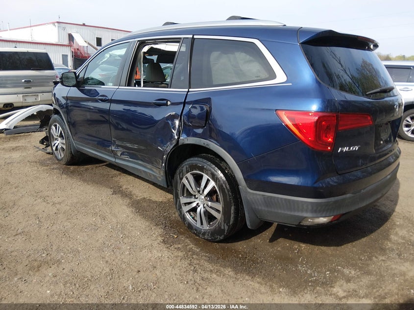 2018 Honda Pilot 3.5 Ex-L black Lot 111044834592 Vin 5FNYF6H59JB033439