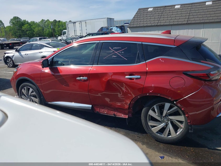 2019 Nissan Murano Sl VIN: 5N1AZ2MJ2KN162478 Lot: 44834611